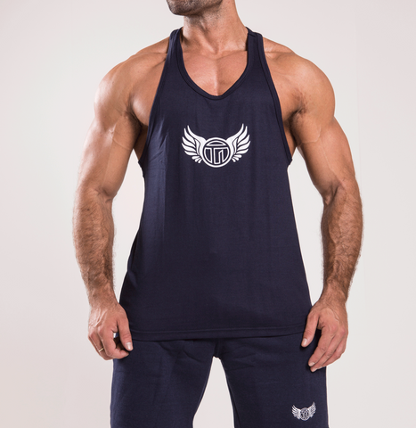 TI Iconic Navy Stringer Vest