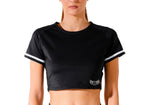 Leto Range Black Crop Tee