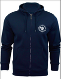 TI Brushed Full Zip Hoodie - Navy